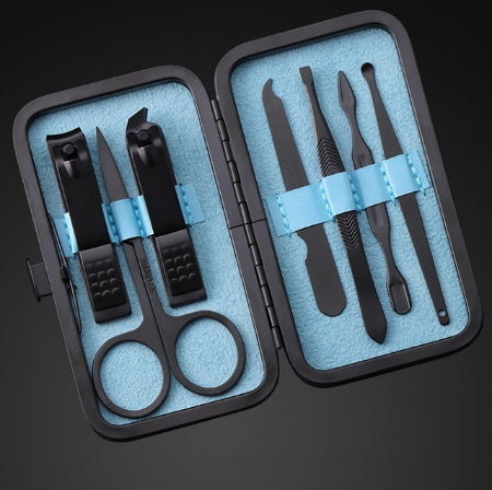 7 Nail & Eyebrow Manicure Set Kit