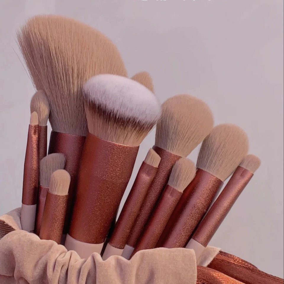 Set Of 13 Four Season Makeup Brush